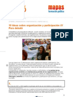 J2016 Ficha 7 - 10 Ideas sobre organización y participación /// Para debatir