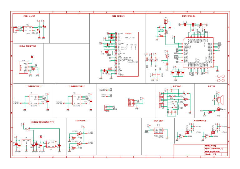 Reflow Controller v2 Schematics | PDF