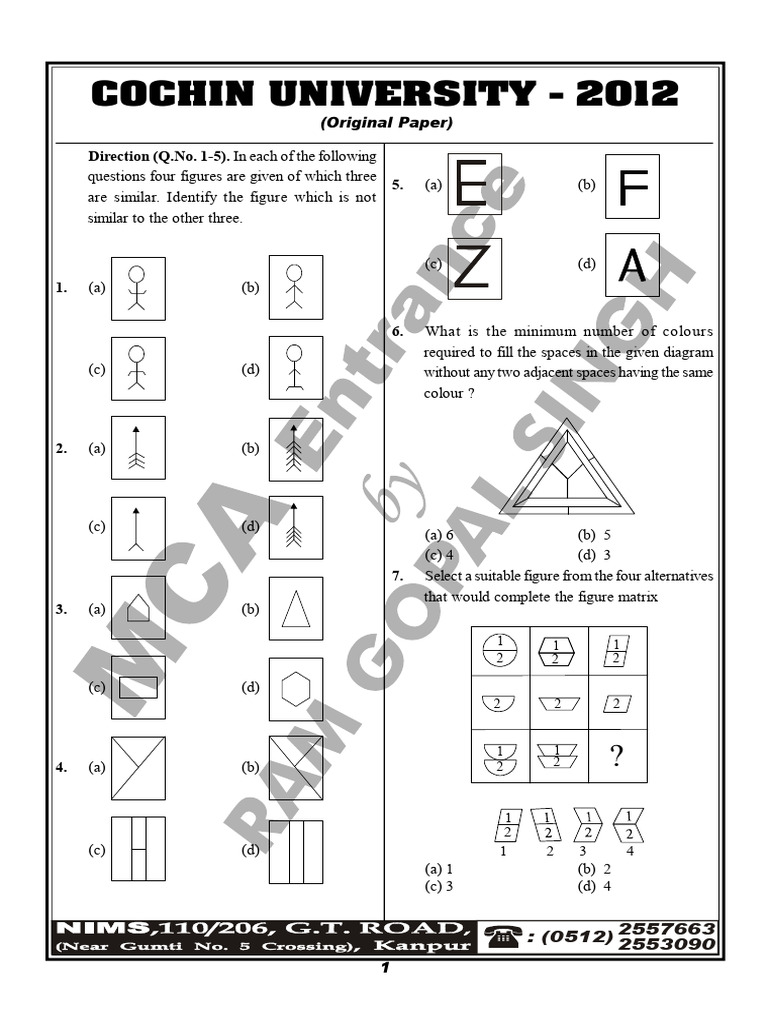 Logical Reasoning Practice Questions | PDF | Euclidean Geometry ...