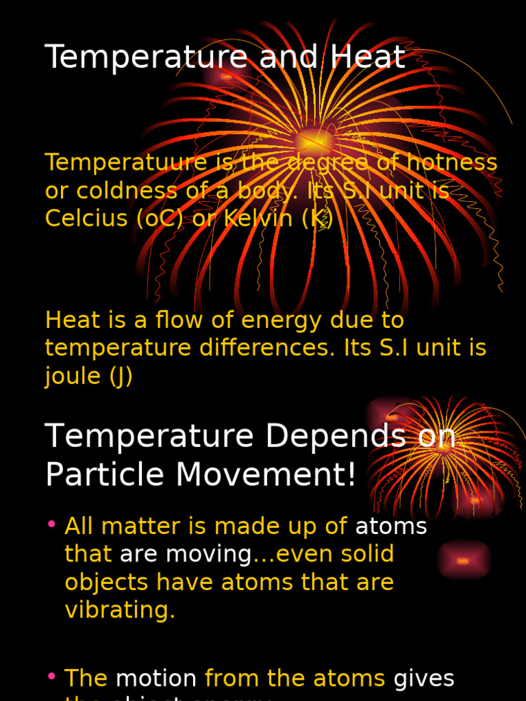 Understanding Temperature and Heat | PDF | Temperature | Heat
