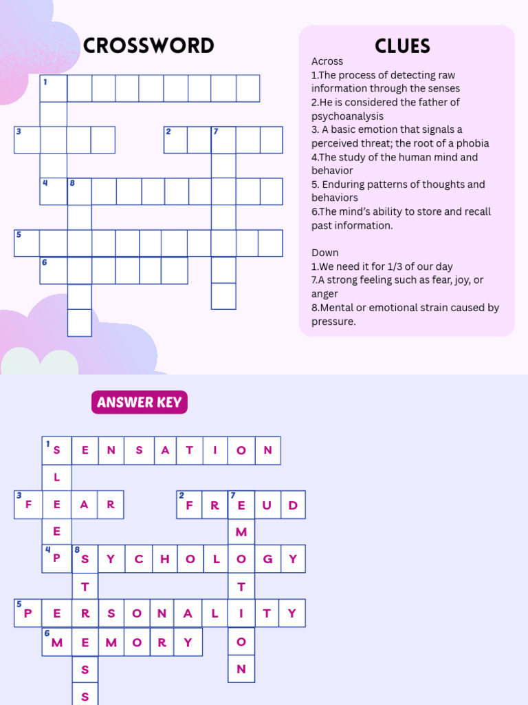 Crossword 1 PDF | PDF