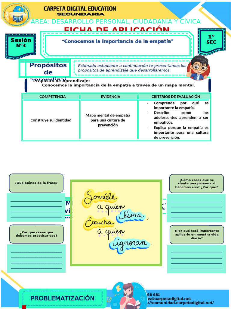 Importancia de la Empatía en Adolescentes | PDF | Empatía | Aprendizaje
