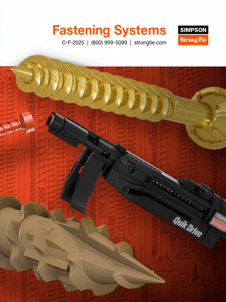 Simpson Strong-Tie Fastening Systems Guide | PDF | Screw | Drywall