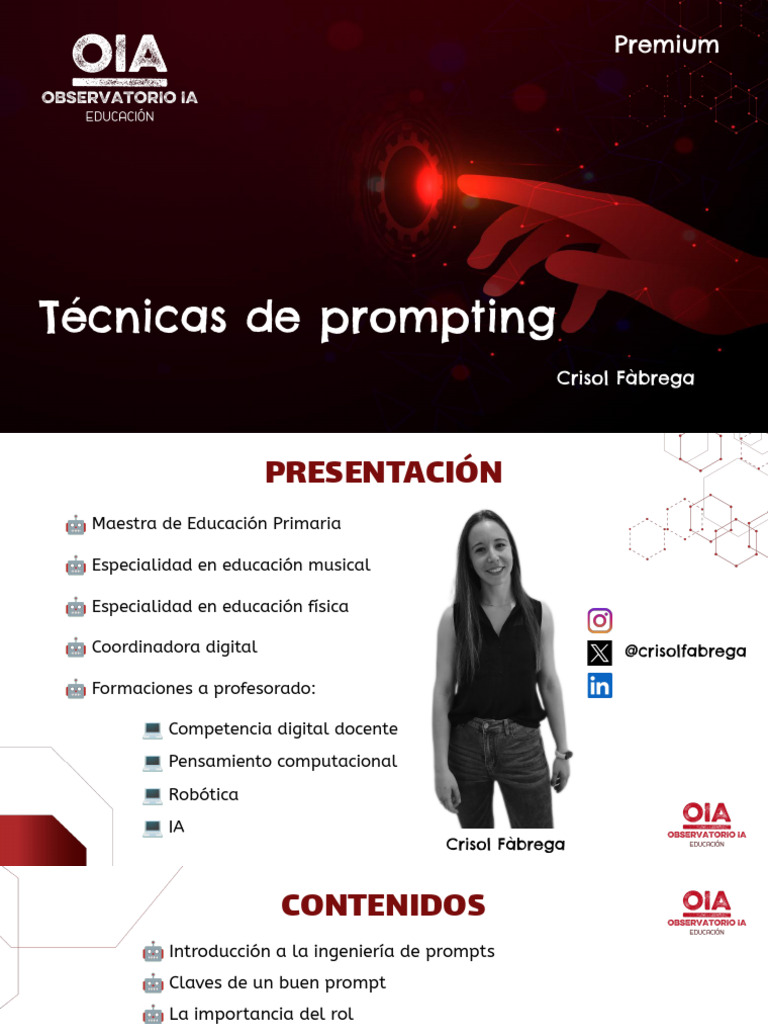 Técnicas Efectivas de Prompting en IA | PDF | Inteligencia artificial ...