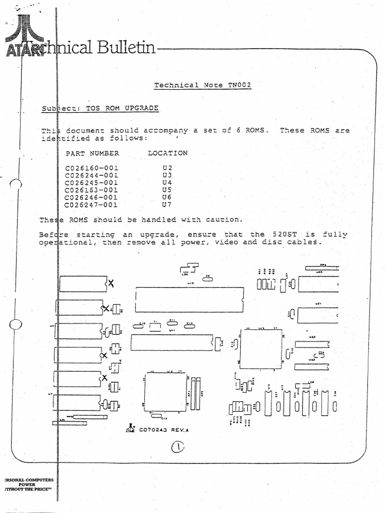 Notes Technique 1 UK | PDF