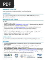 ST1 Paediatrics Application Guide 2026 | PDF | Travel Visa