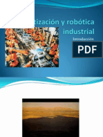 Automatización y Robótica Industrial Introducción