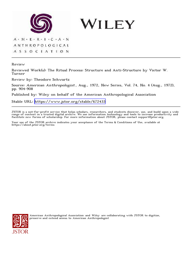 Review of Turner's Ritual Process | PDF | Rituals