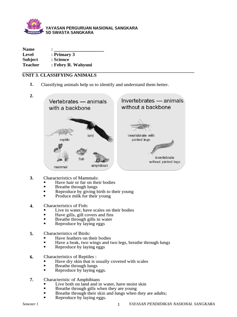 Sem 1 - Note Final Science p3 | PDF