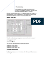 Object Oriented Programming: Module Road Map