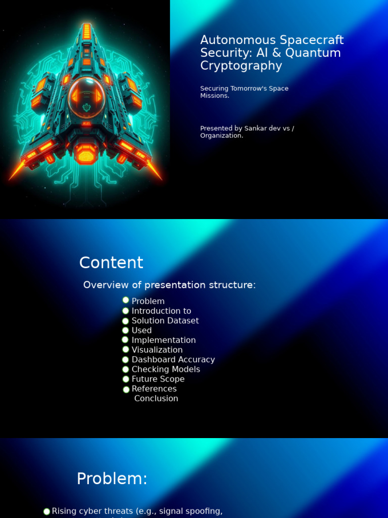 Autonomous Spacecraft Security Solutions | PDF | Quantum Computing ...