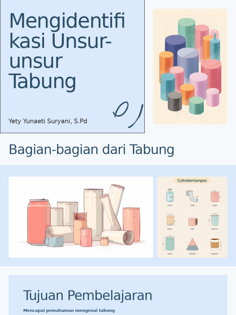 Presentasi - Mengidentifikasi Unsur-Unsur Tabung | PDF