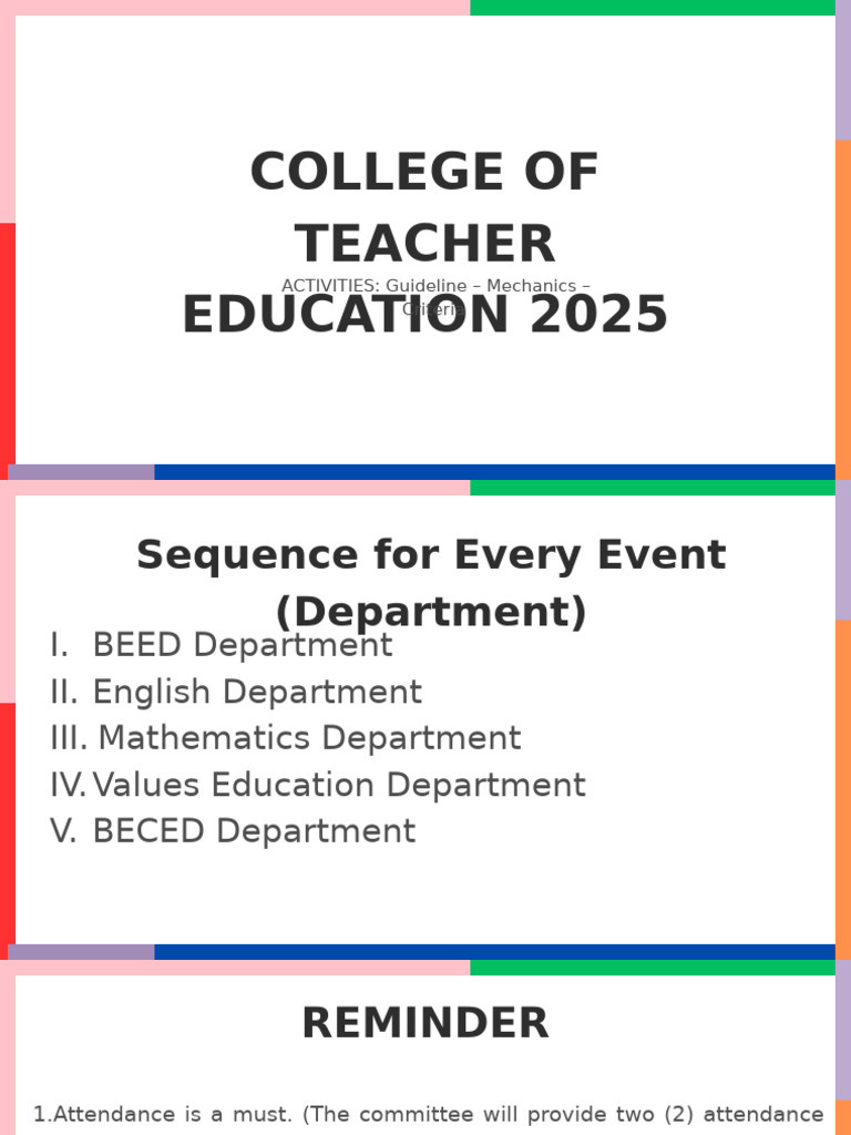 CTE 2025 Event Guidelines and Criteria | PDF