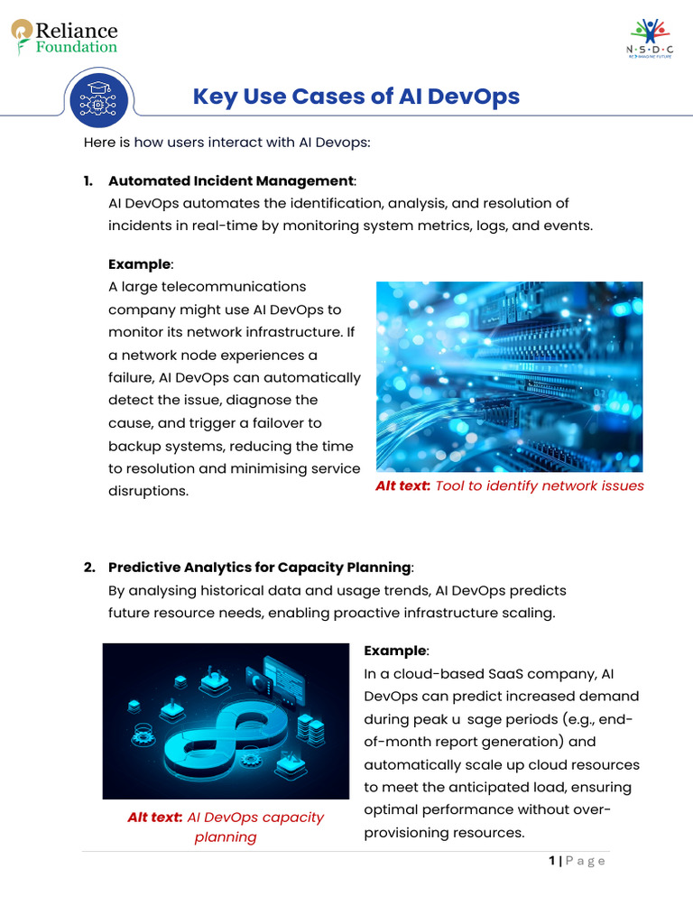 Key Use Cases of AI DevOps | PDF | Artificial Intelligence ...