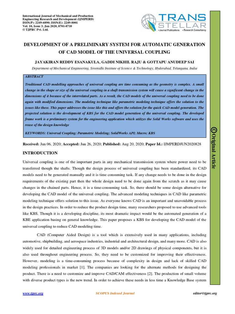 Automatic CAD Model Generation for Couplings | PDF | Visual Basic For ...