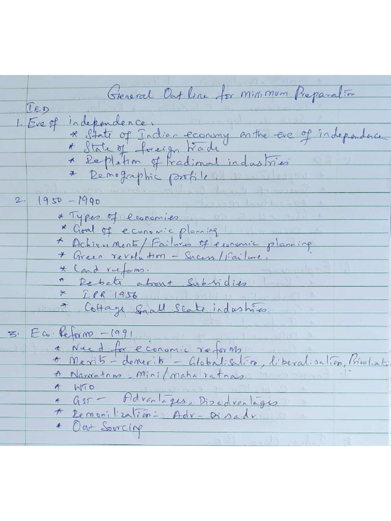 Eco Imp EachTopic | PDF