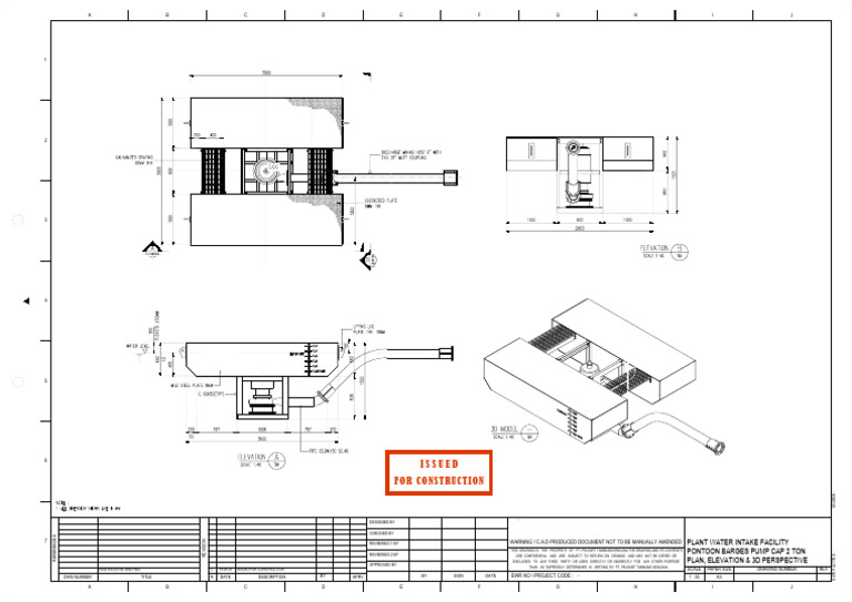 Plant Water Intake Facility Plans | PDF