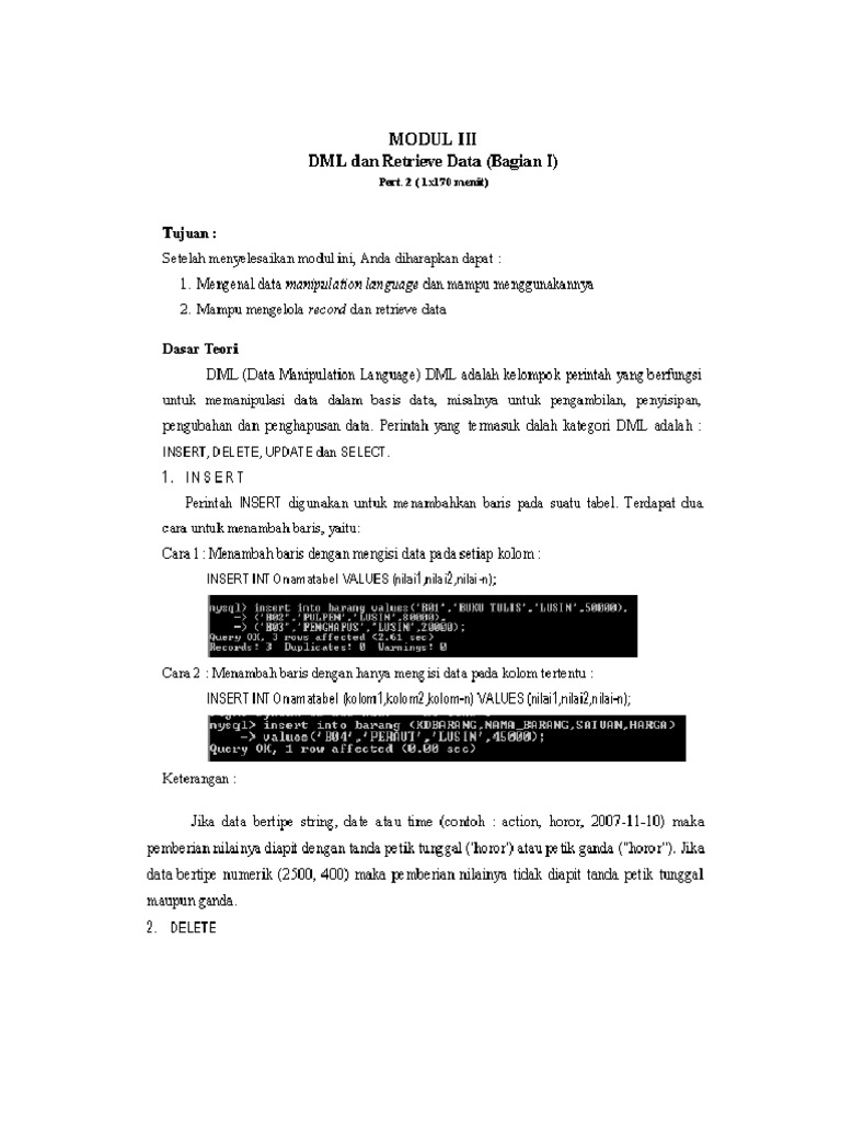 Modul 3 | PDF