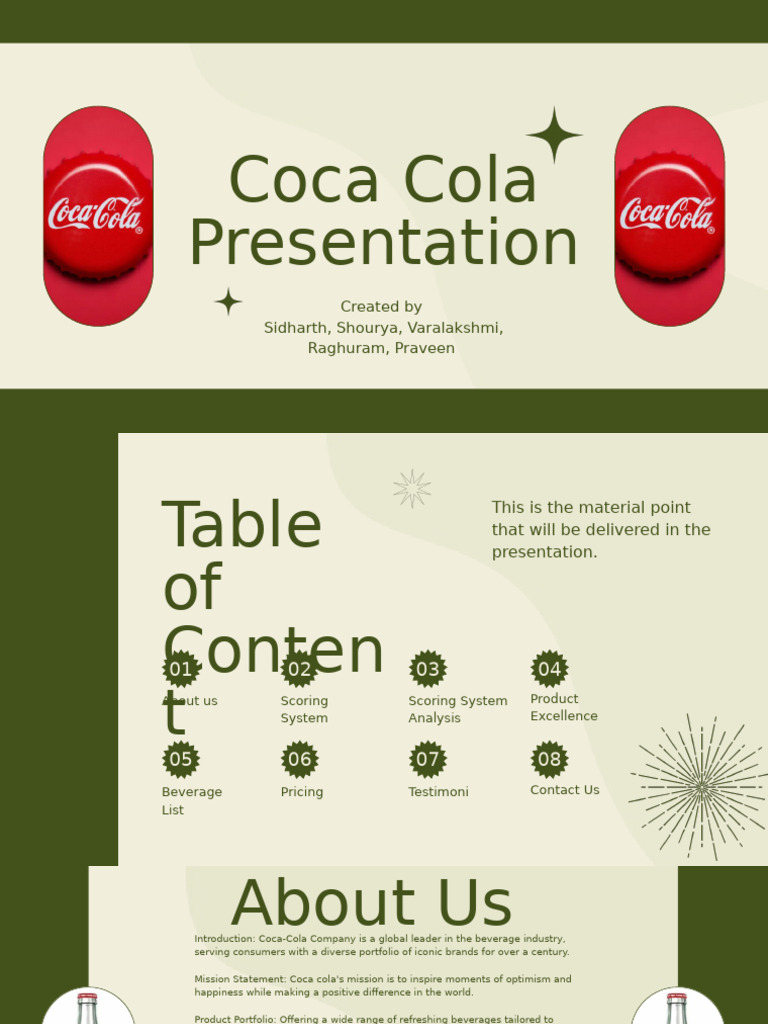 Coca Cola | PDF