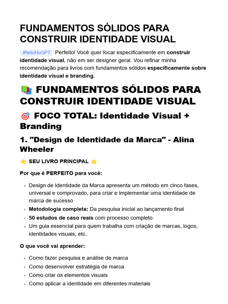 Fundamentos para Identidade Visual | PDF | Tipografia | Gestão de marcas