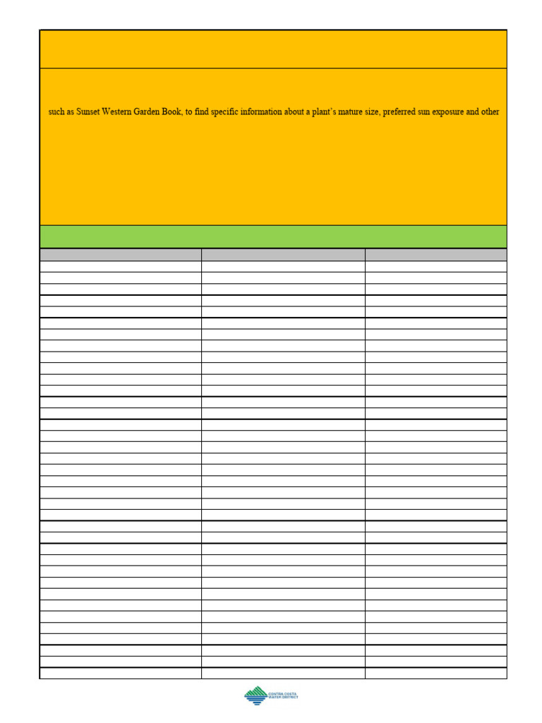 Approved Plant List PDF | PDF | Pine | Rosemary