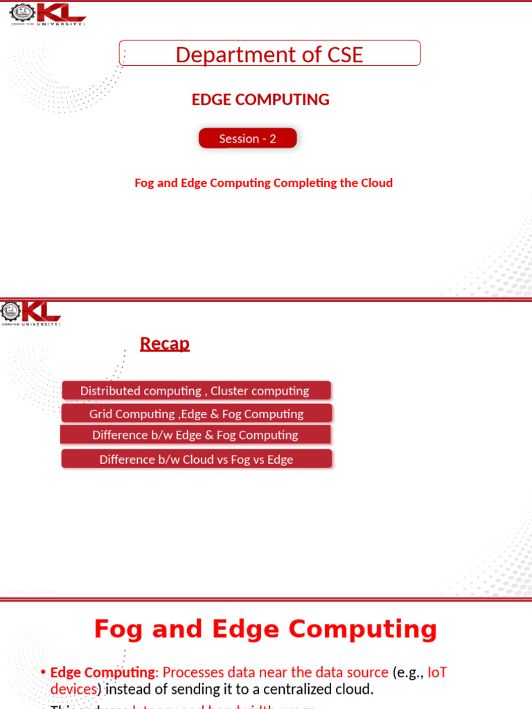 Fog and Edge Computing Explained | PDF | Computer Network | Internet Of ...