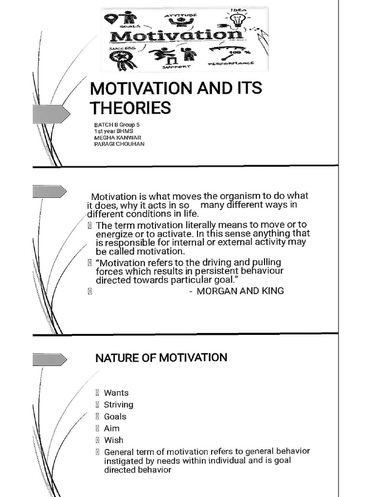 Motivation | PDF