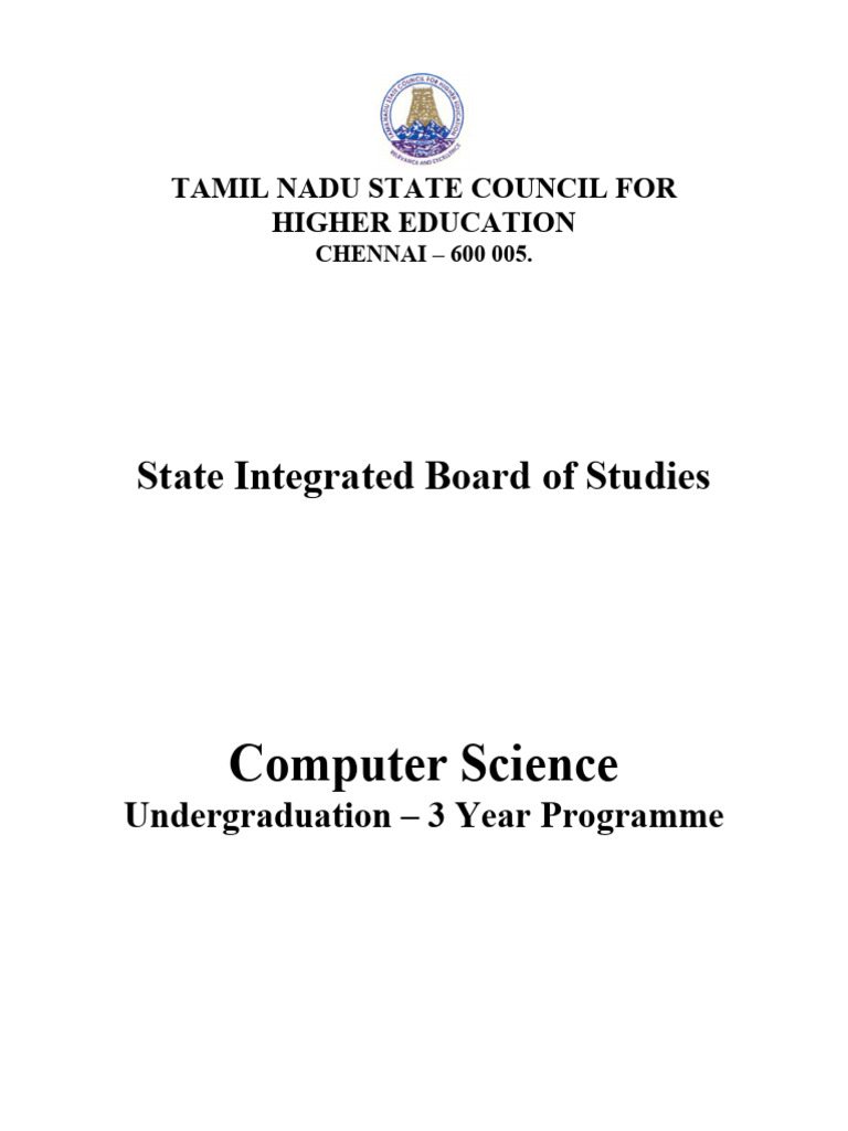 Computer Science UG Curriculum Overview | PDF | Html Element | Class ...