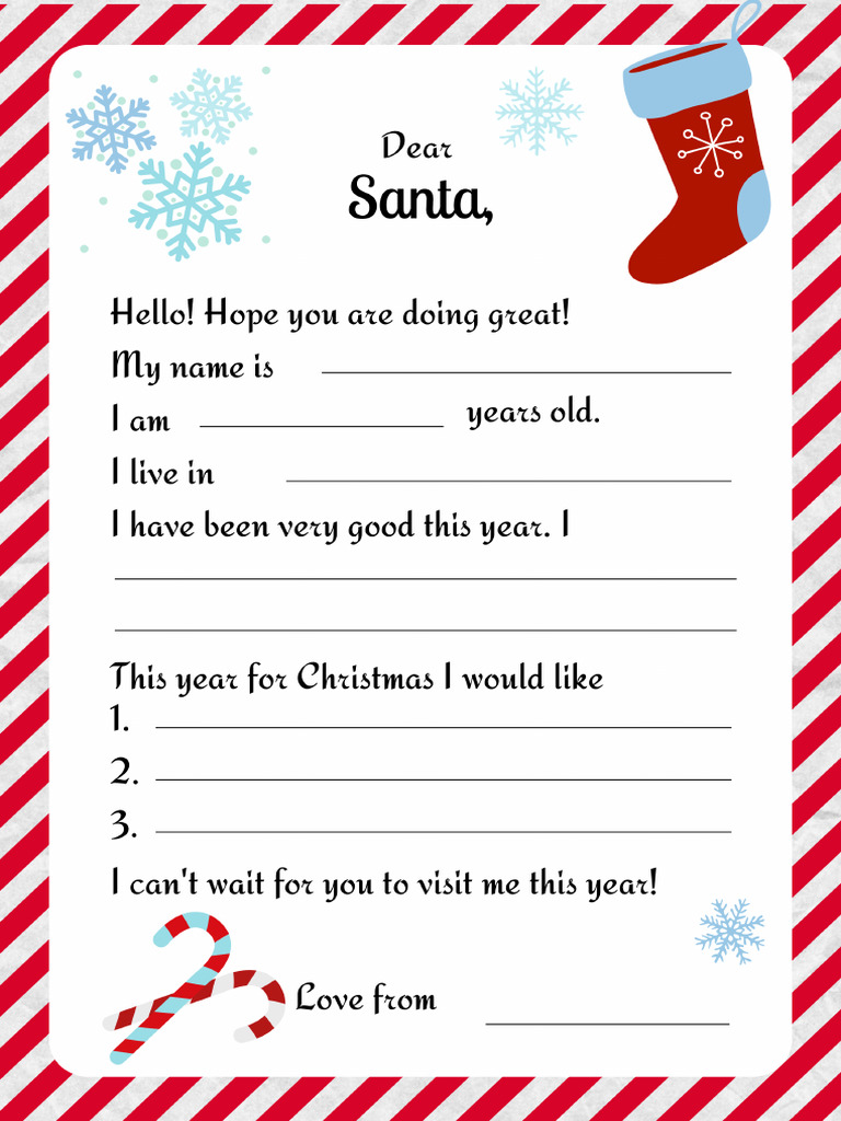 Santa Letter 2 | PDF