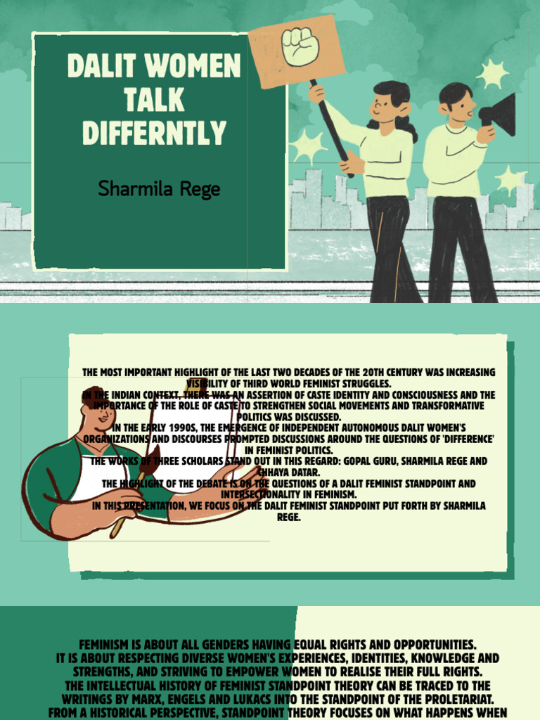 Dalit Women Talk Differntly | PDF | Feminism | Gender Studies