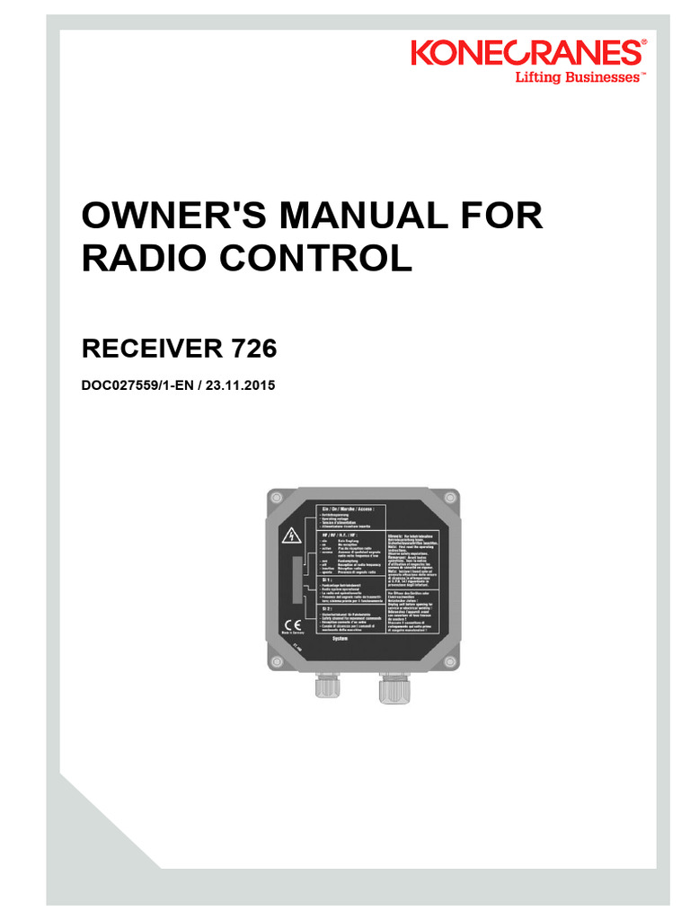 DOC027559_1-EN | PDF | Power Supply | Radio