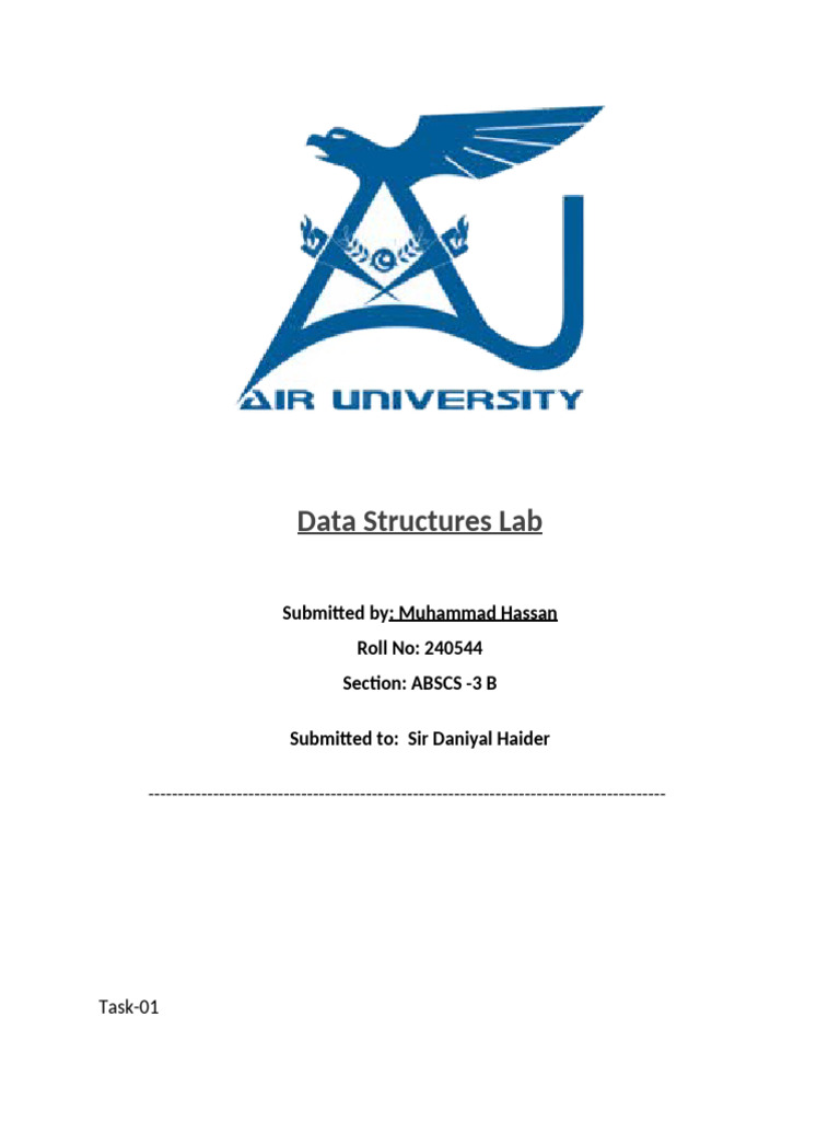 Data Structures Lab-03 | PDF