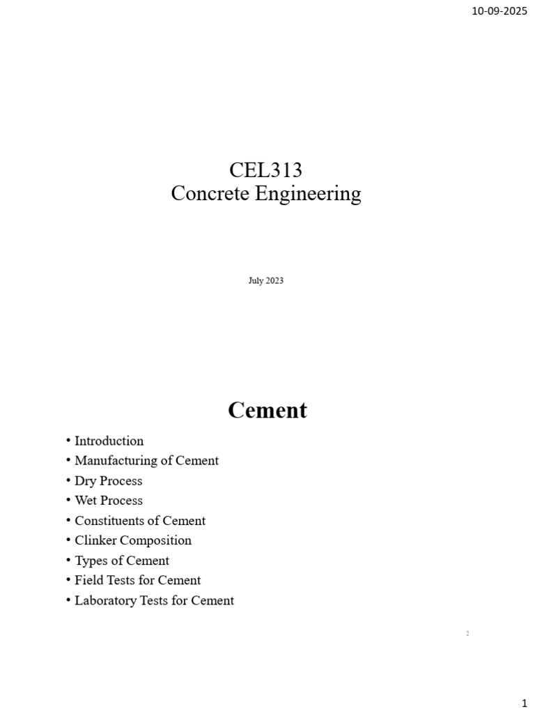 Cement Manufacturing Processes Explained | PDF | Cement | Concrete