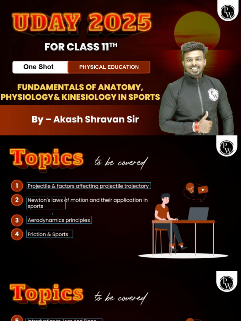 Fundamentals of Anatomy, Physiology & Kinesiology in Sports - Class ...