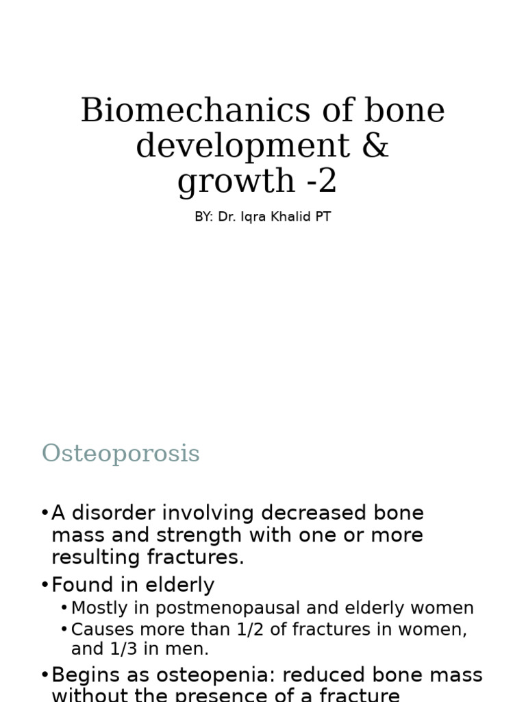 Understanding Osteoporosis and Bone Health | PDF | Bone | Osteoporosis