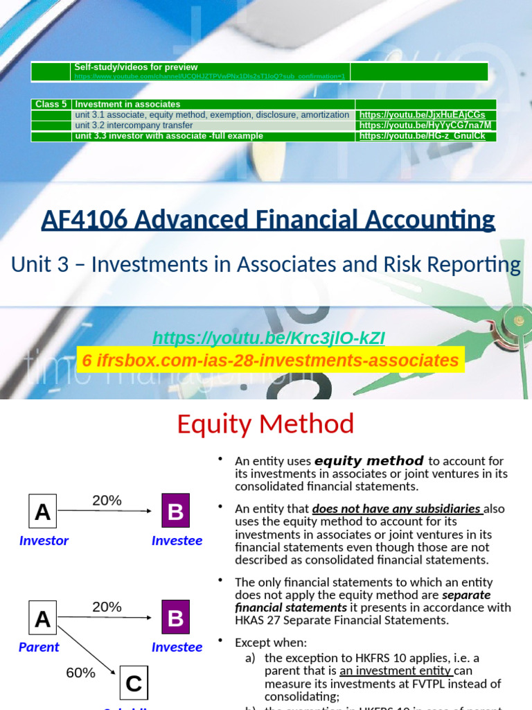 AFA(2025)_03 - Investment in Associates & Risk Reporting | PDF | Book ...