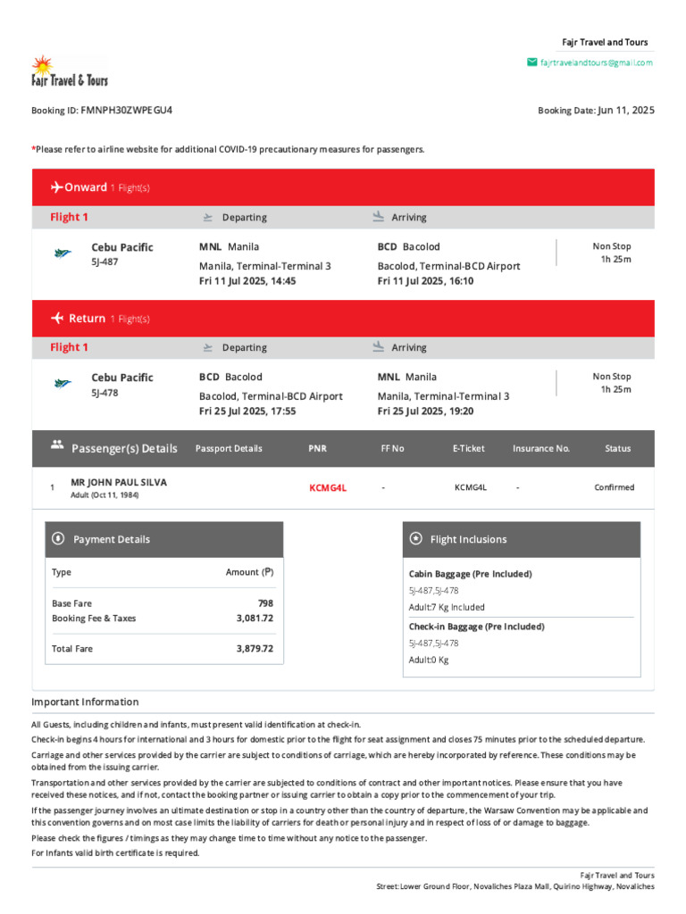 Booking Details3 (1) | PDF | Aviation | Transport