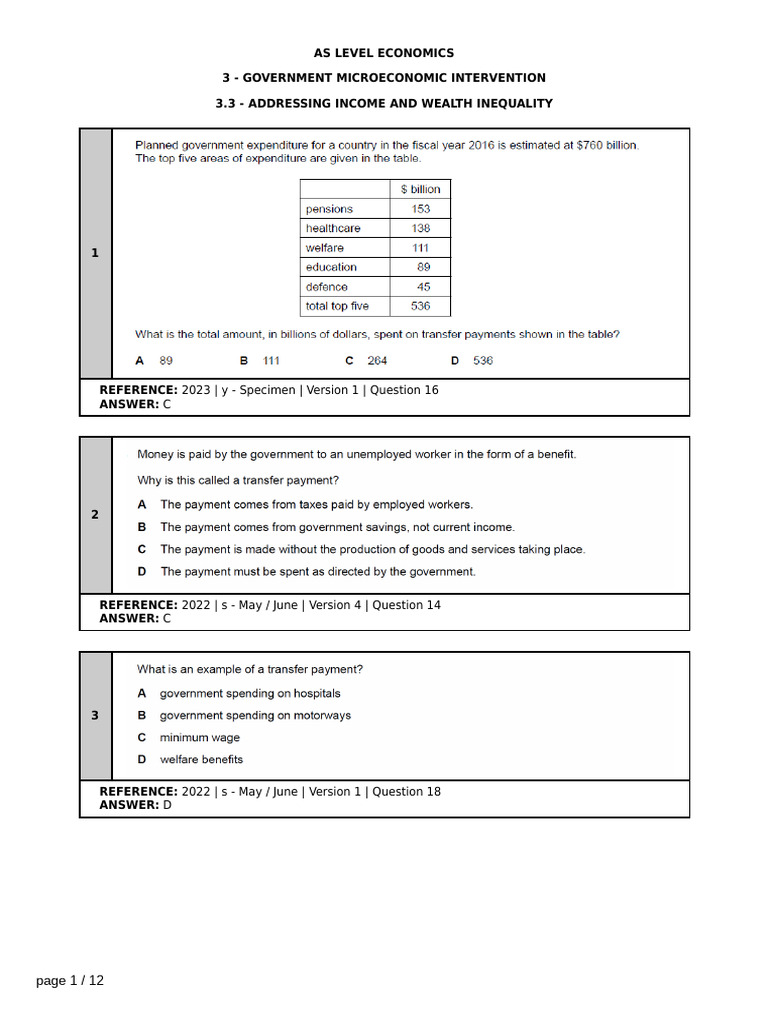 Income and Wealth Inequality in Economics | PDF | Social Policy | Income
