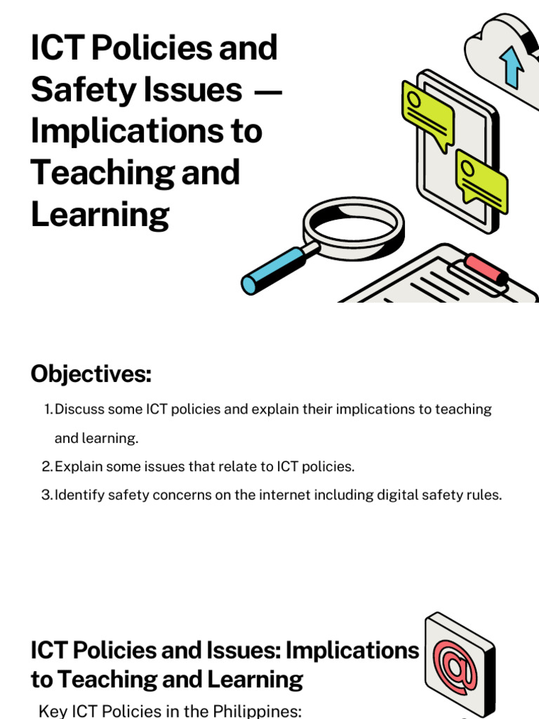 ICT Policies and Safety in Education | PDF