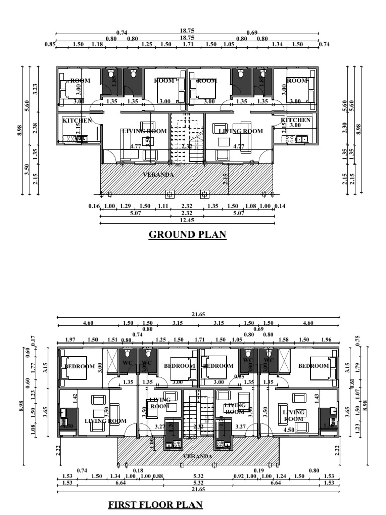 Architectural Floor and Plan Designs | PDF | Architectural Elements ...