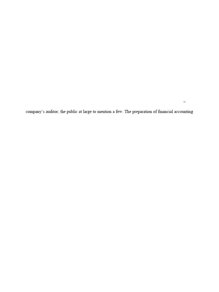 Ch01 Solutions | PDF | Accounting | Financial Accounting