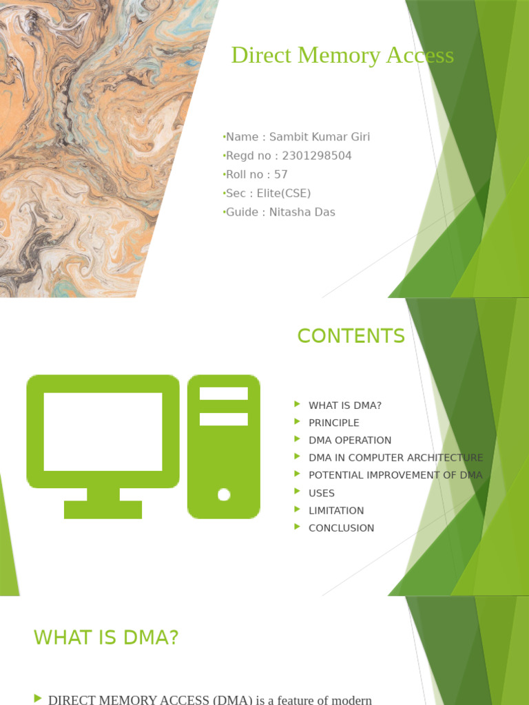 Understanding Direct Memory Access (DMA) | PDF