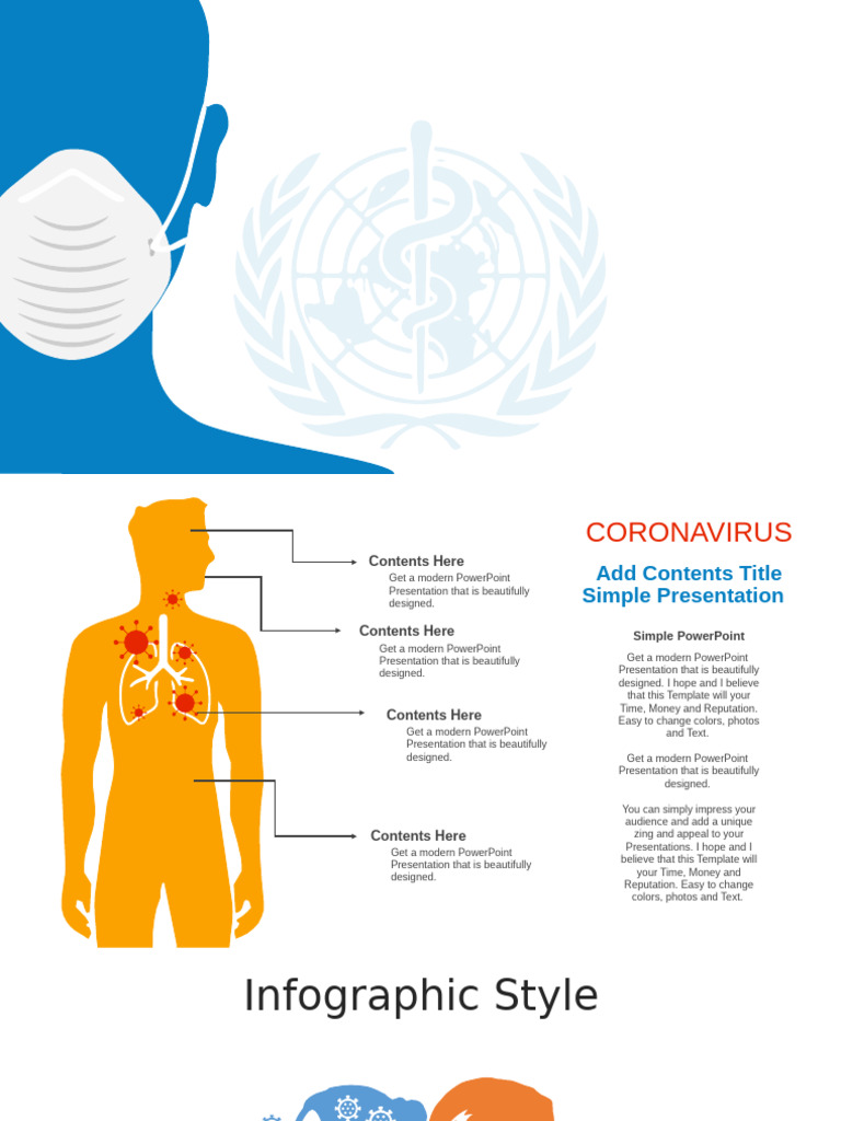 COVID-19 Infographic Powerpoint | PDF | Infographics | Communication Design