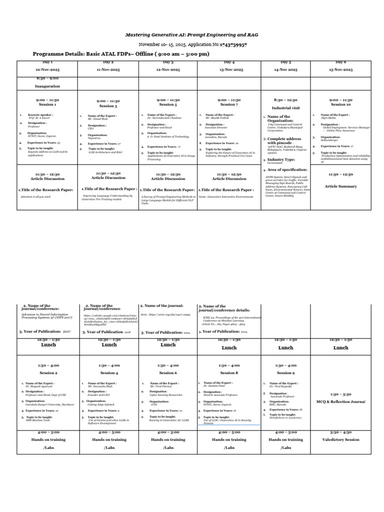 Generative AI Workshop: Prompt Engineering | PDF | Artificial ...