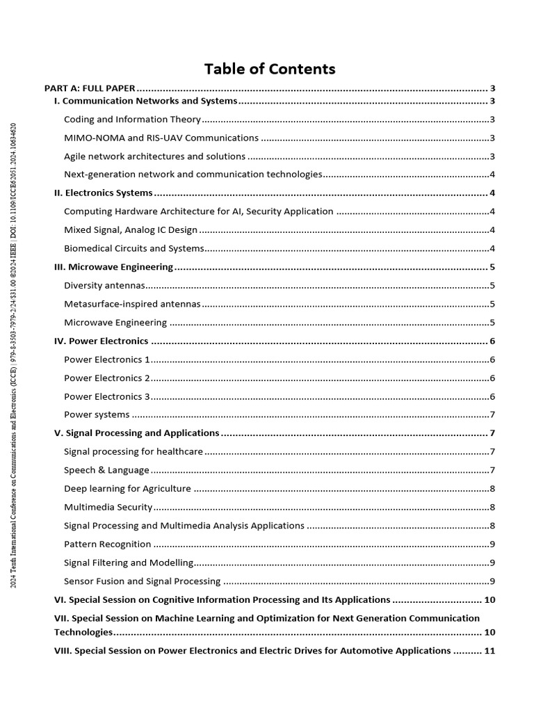 4 Table - of - Contents | PDF | Power Electronics | Electronics