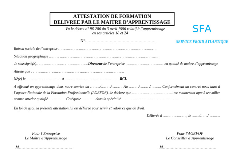 attestation-d-apprentissage-pour-ouvrier-qualifi-pdf