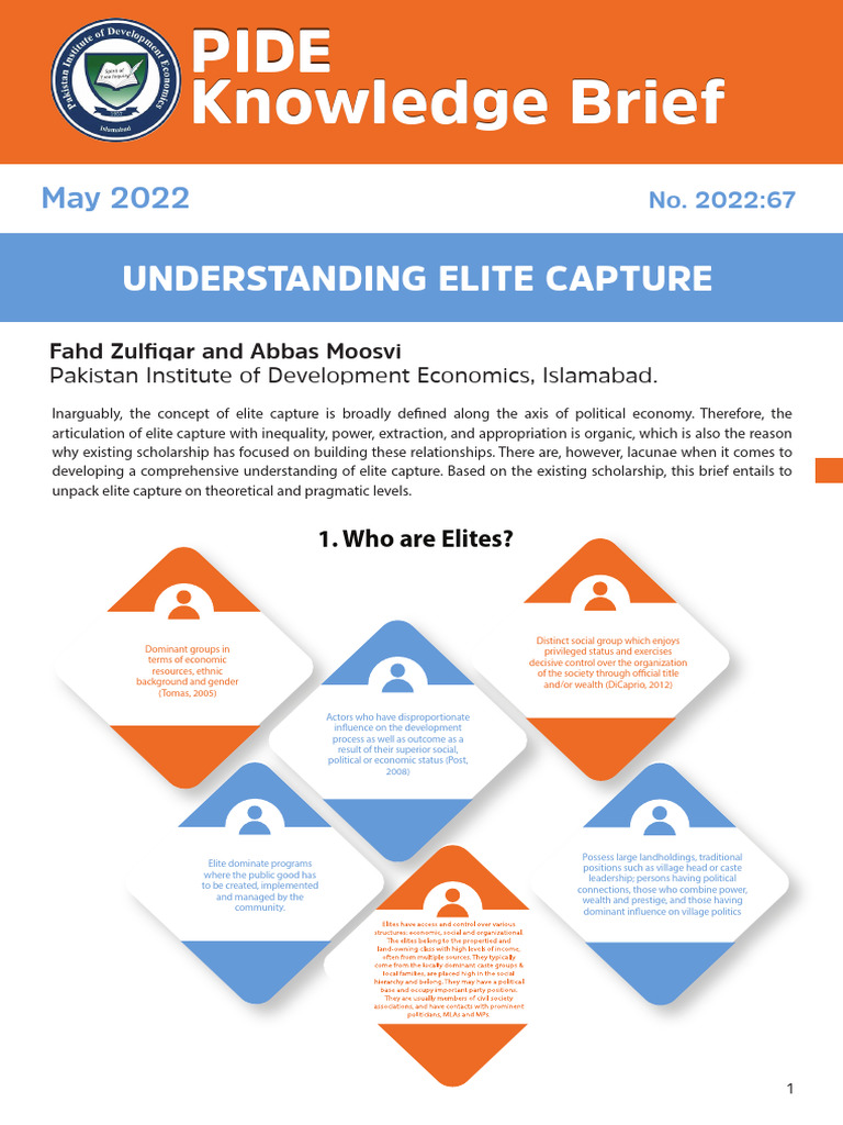 Elite Capture: Concepts and Impacts | PDF | Taxes | Institution