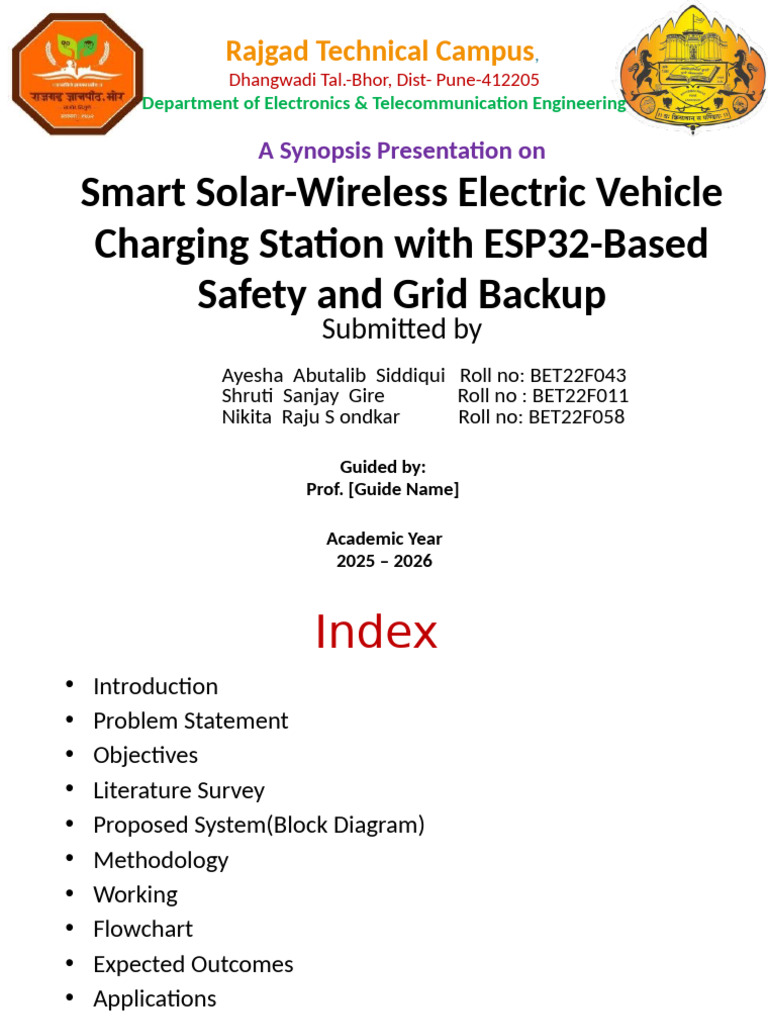 Smart Solar EV Charging Station Design | PDF | Electric Vehicle ...