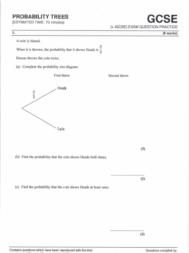 Probability Trees | PDF