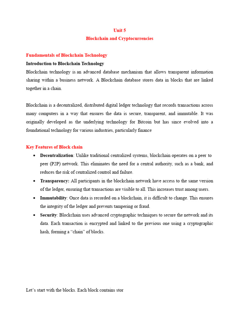 Blockchain Technology Overview | PDF | Cryptocurrency | Bitcoin